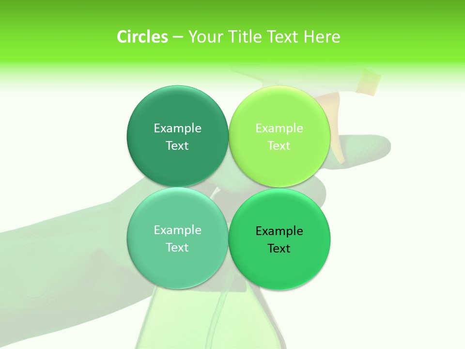 Fresh Isolated Background PowerPoint Template