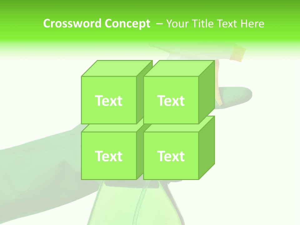 Fresh Isolated Background PowerPoint Template