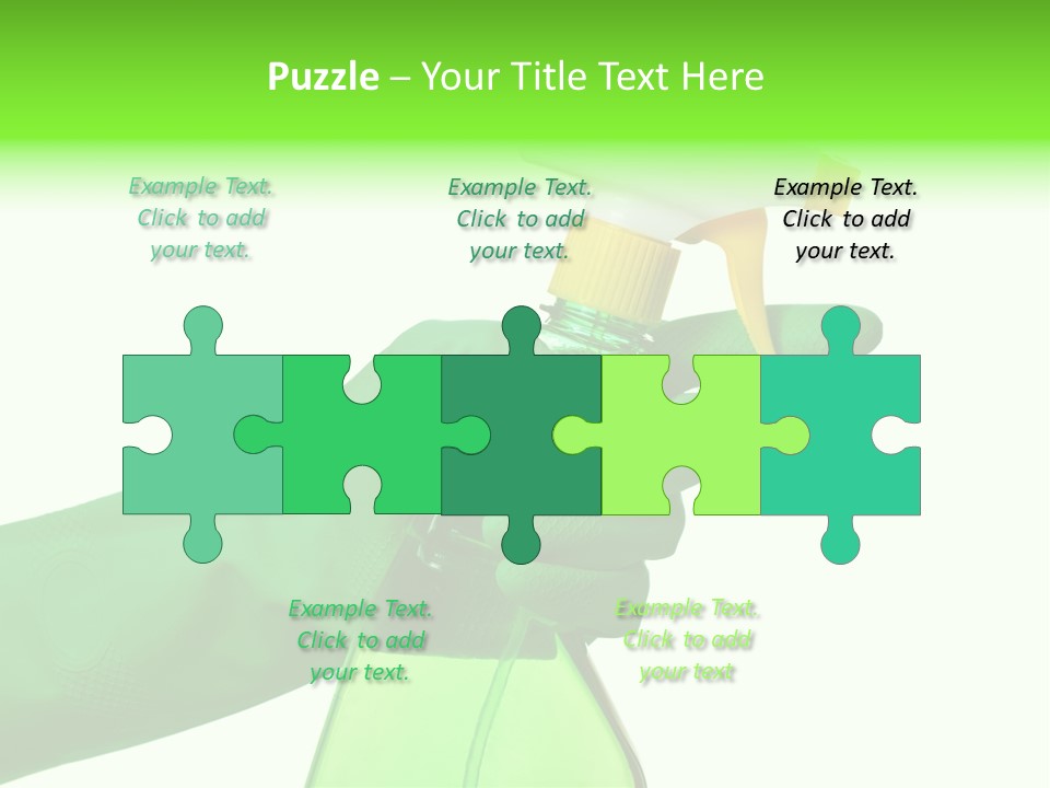 Fresh Isolated Background PowerPoint Template