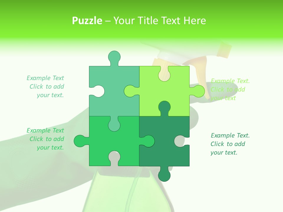 Fresh Isolated Background PowerPoint Template