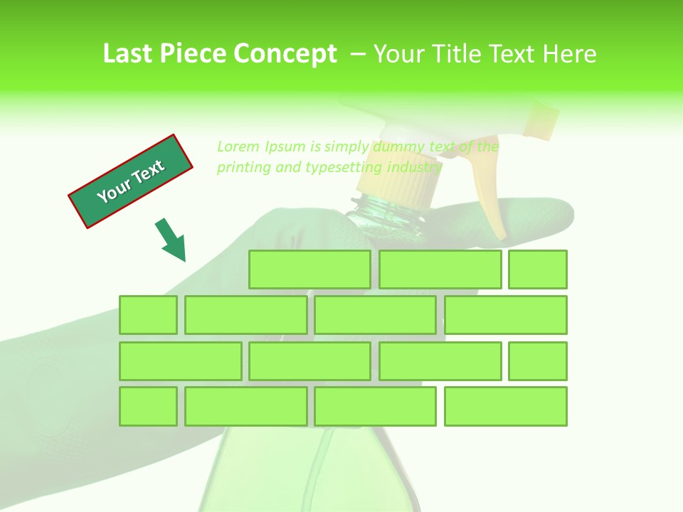 Fresh Isolated Background PowerPoint Template