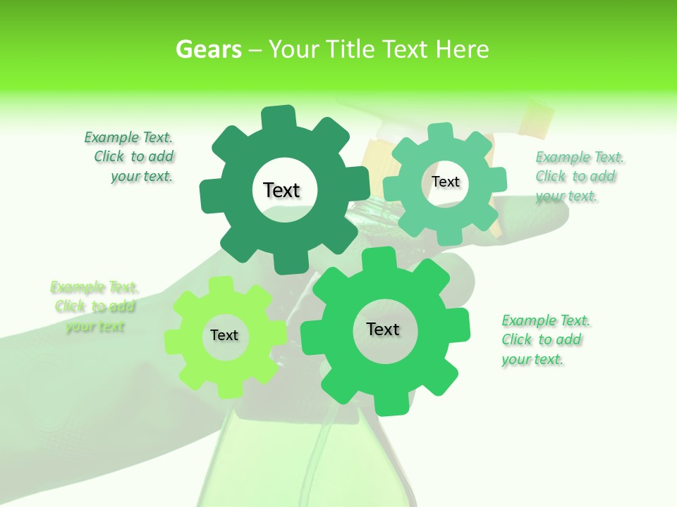 Fresh Isolated Background PowerPoint Template