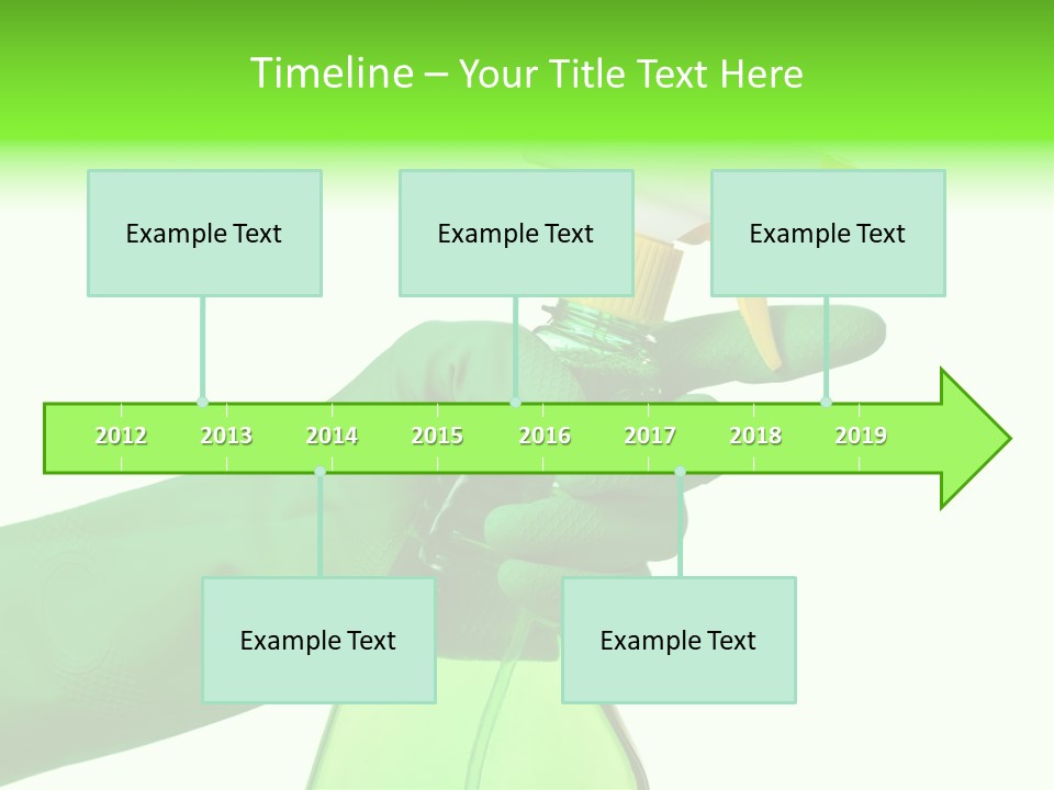 Fresh Isolated Background PowerPoint Template