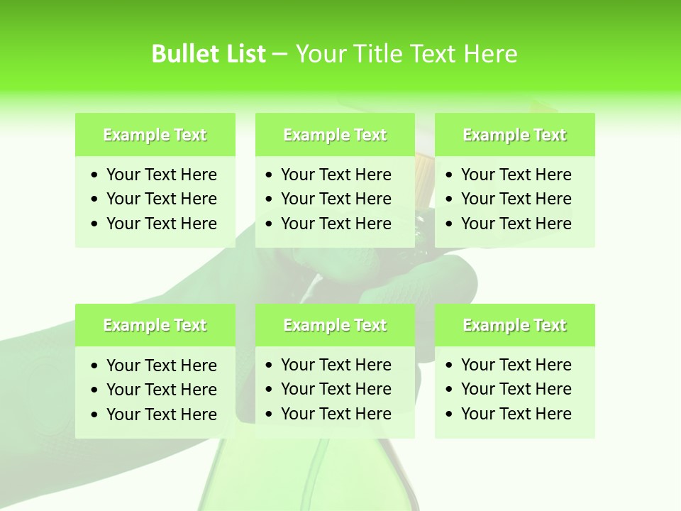 Fresh Isolated Background PowerPoint Template