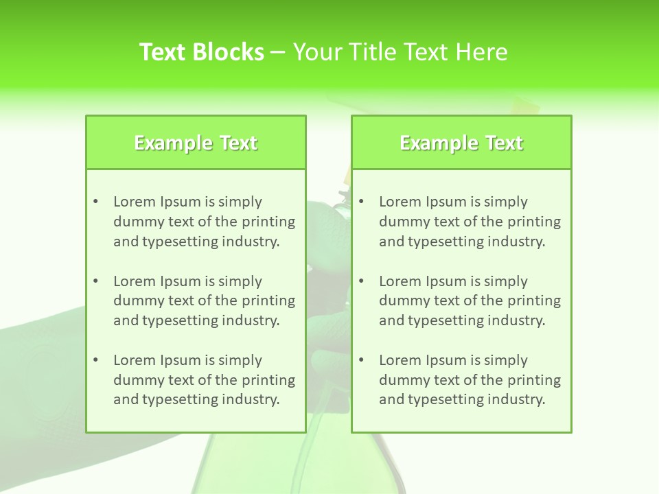 Fresh Isolated Background PowerPoint Template