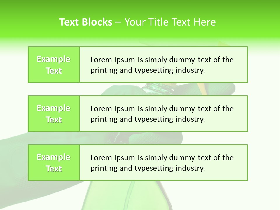 Fresh Isolated Background PowerPoint Template