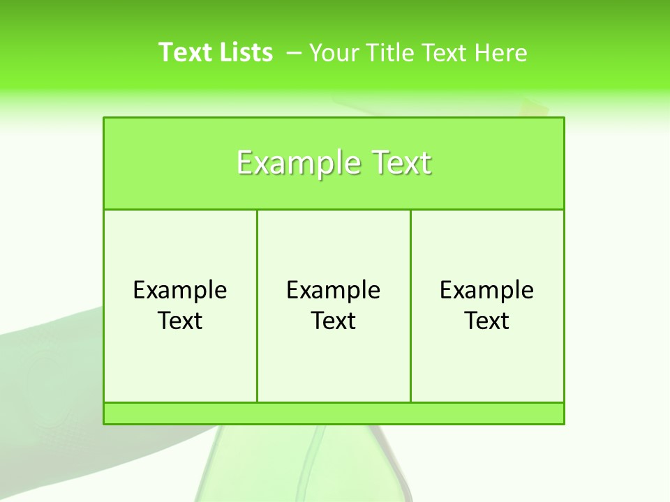 Fresh Isolated Background PowerPoint Template