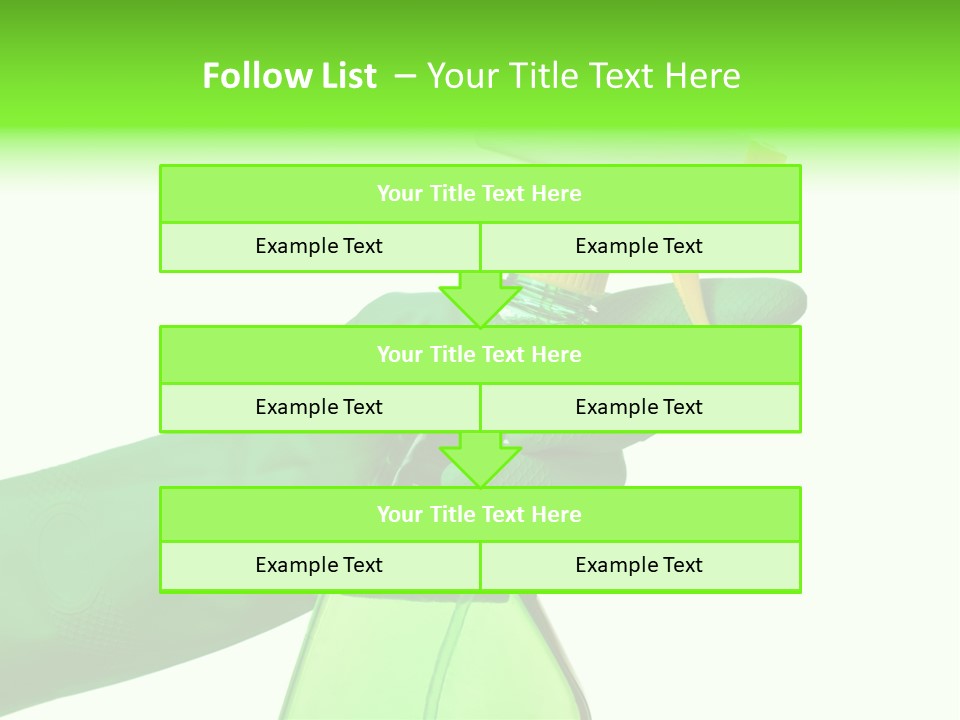 Fresh Isolated Background PowerPoint Template