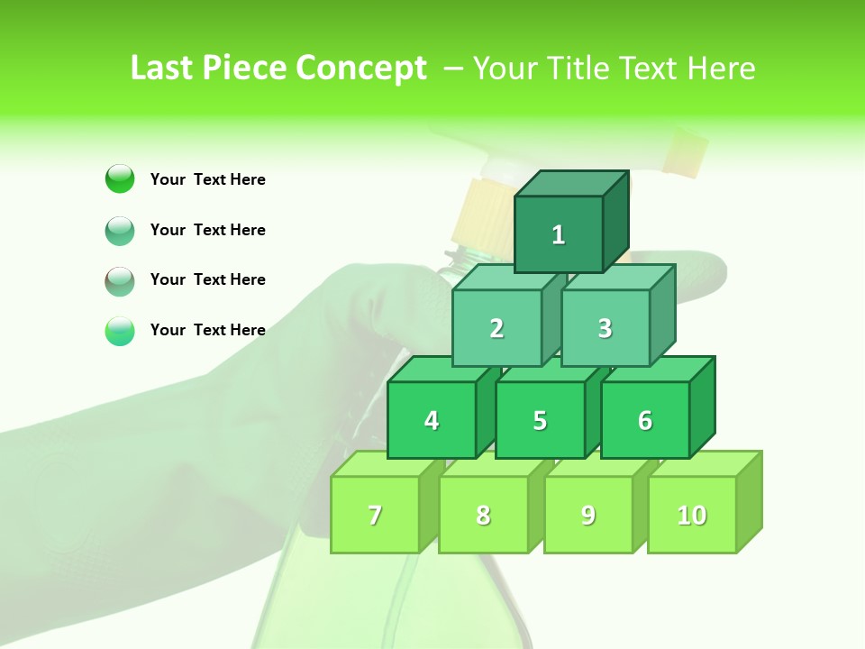 Fresh Isolated Background PowerPoint Template