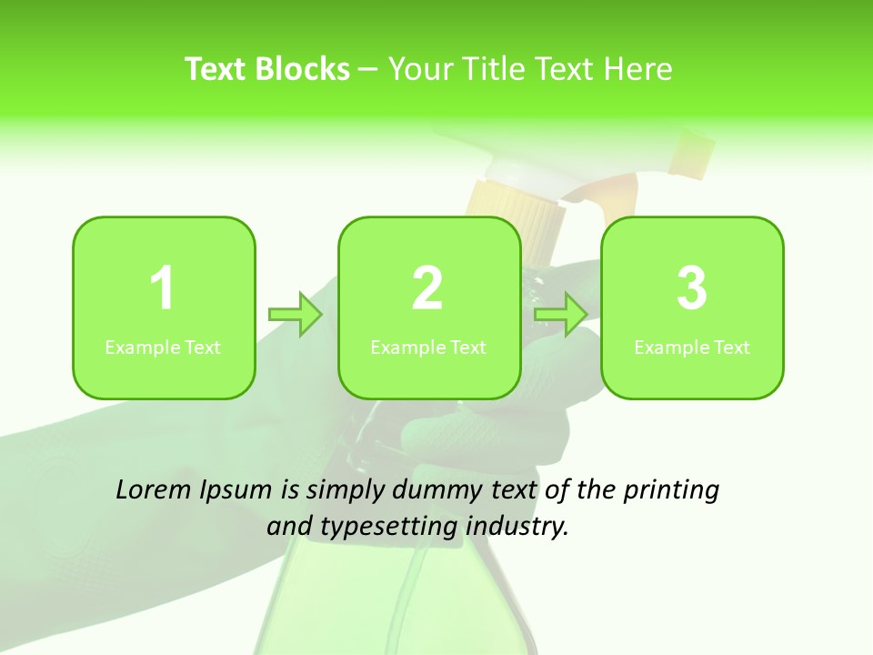 Fresh Isolated Background PowerPoint Template
