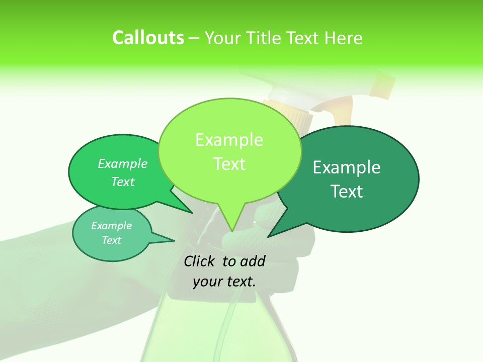 Fresh Isolated Background PowerPoint Template
