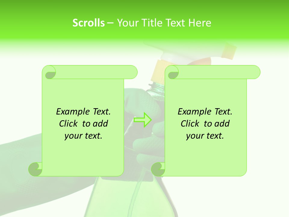 Fresh Isolated Background PowerPoint Template