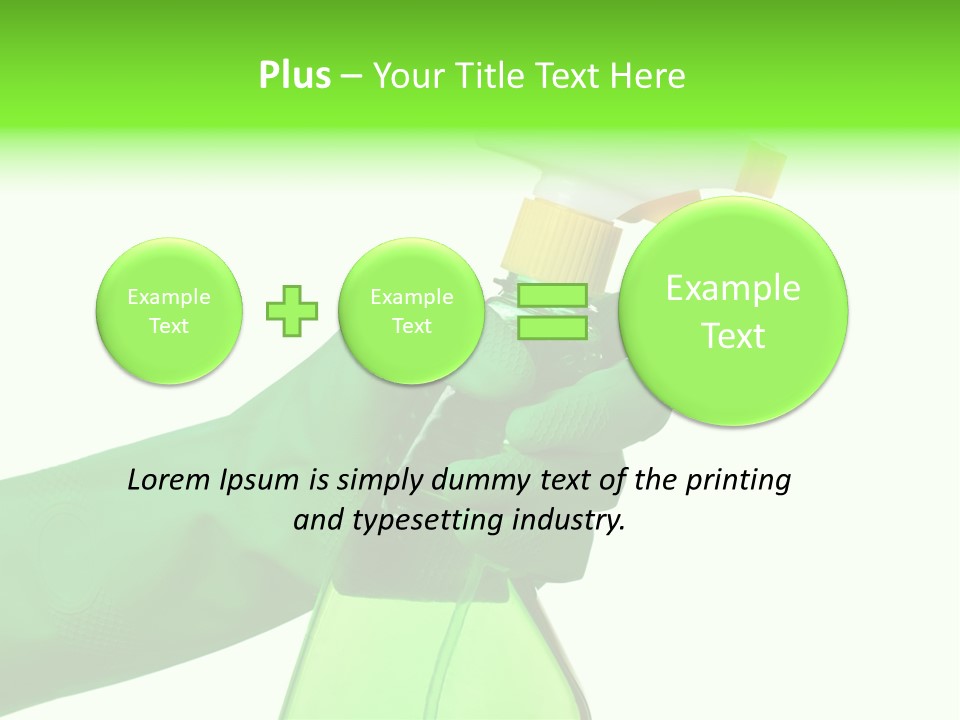 Fresh Isolated Background PowerPoint Template