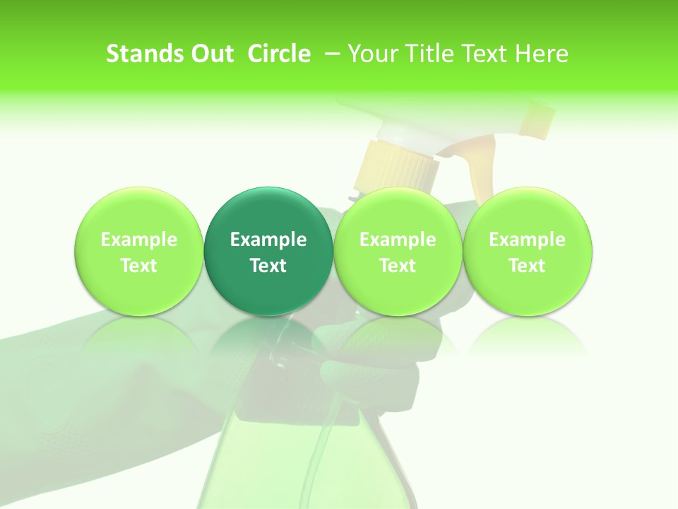 Fresh Isolated Background PowerPoint Template