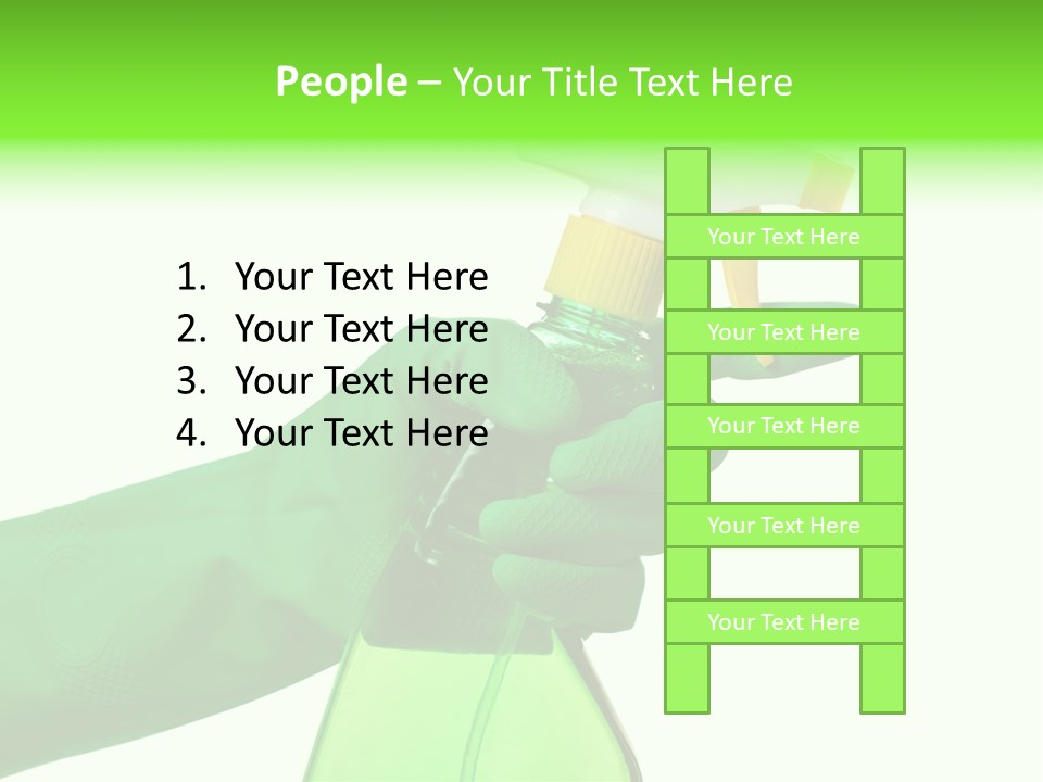 Fresh Isolated Background PowerPoint Template