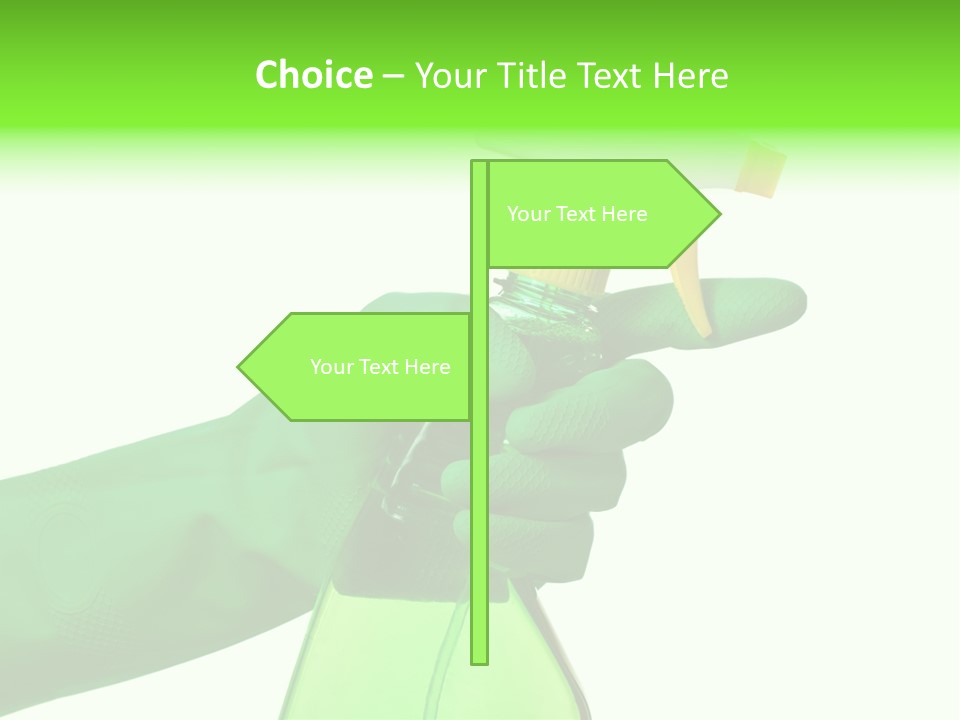 Fresh Isolated Background PowerPoint Template