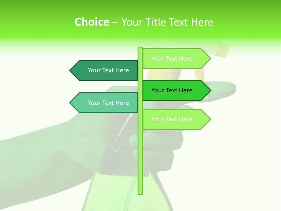 Fresh Isolated Background PowerPoint Template