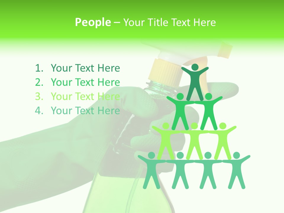 Fresh Isolated Background PowerPoint Template