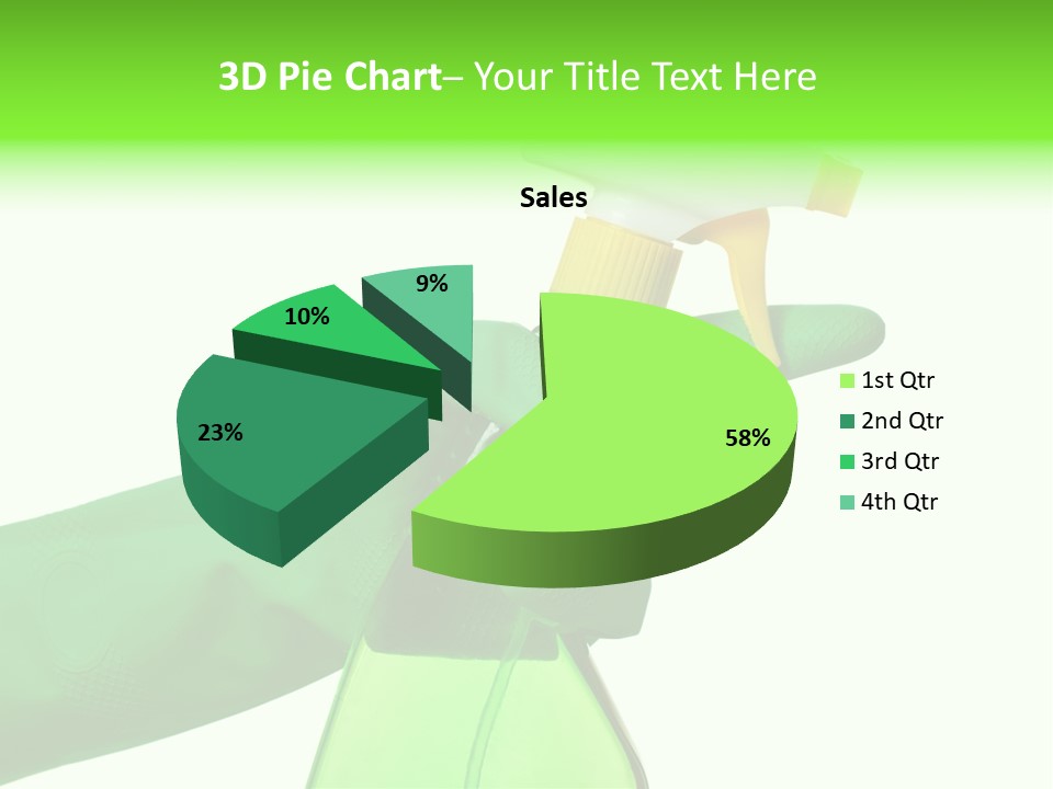 Fresh Isolated Background PowerPoint Template