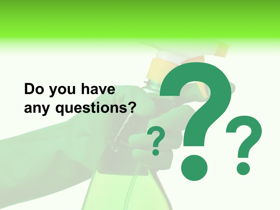 Fresh Isolated Background PowerPoint Template