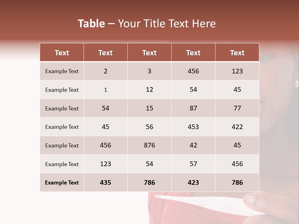 Clinical Analyze Cold PowerPoint Template