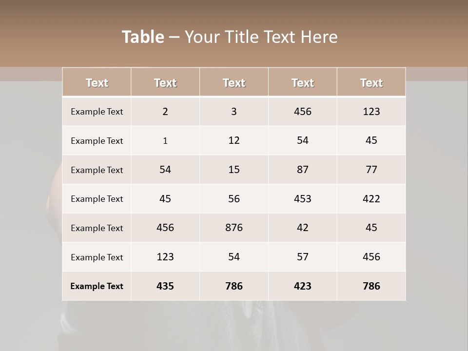 Motherhood Leisure Scale PowerPoint Template