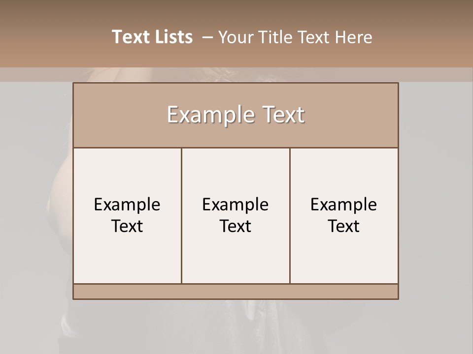 Motherhood Leisure Scale PowerPoint Template