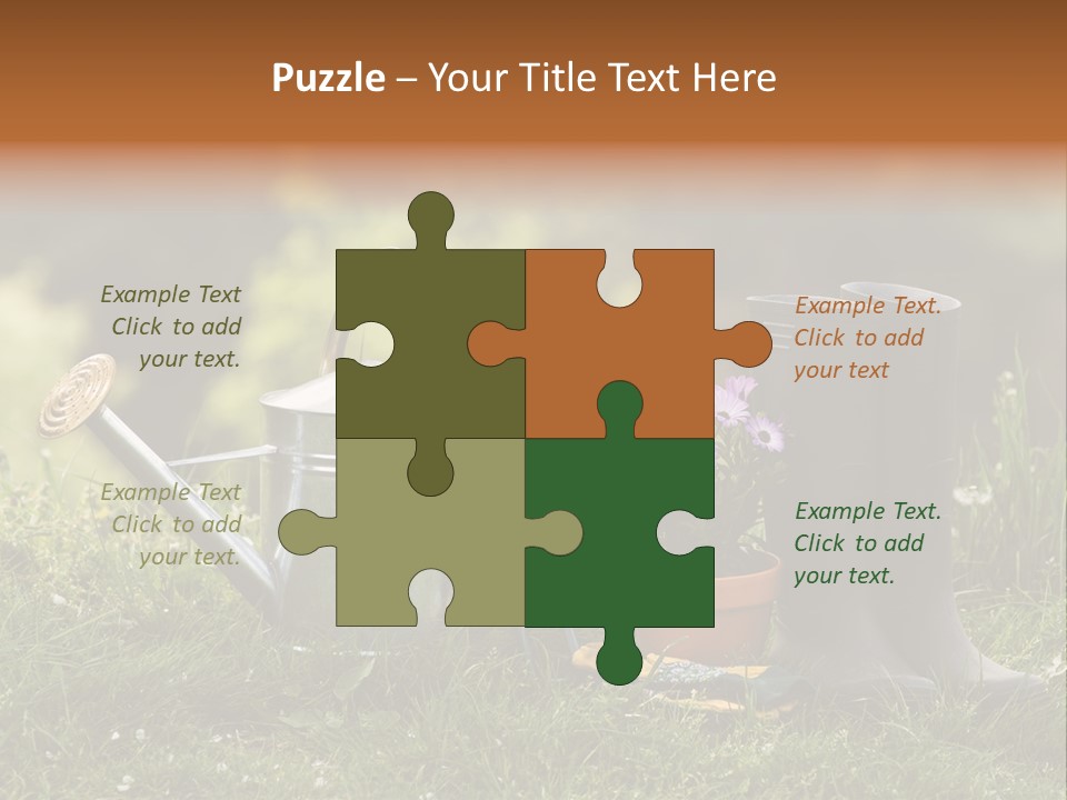 Hobby Boots Fork PowerPoint Template