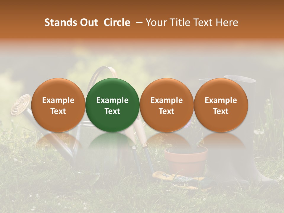 Hobby Boots Fork PowerPoint Template