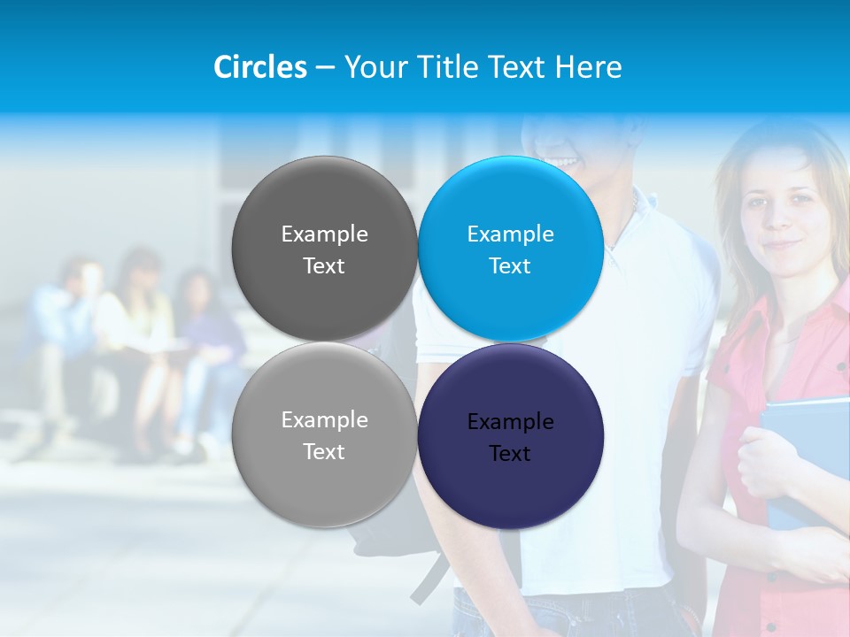 School Happiness University PowerPoint Template