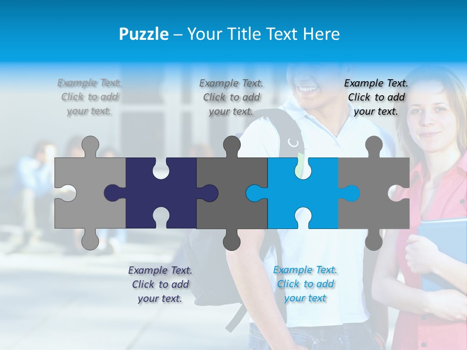 School Happiness University PowerPoint Template