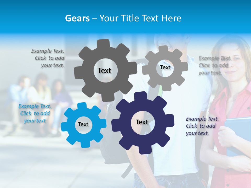 School Happiness University PowerPoint Template