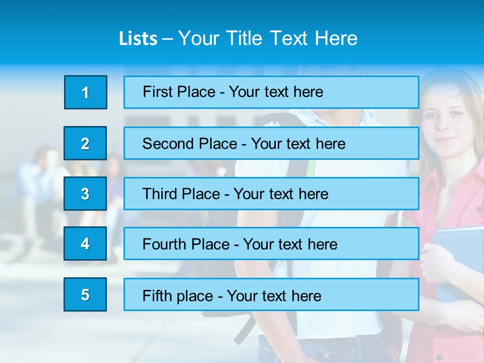 School Happiness University PowerPoint Template
