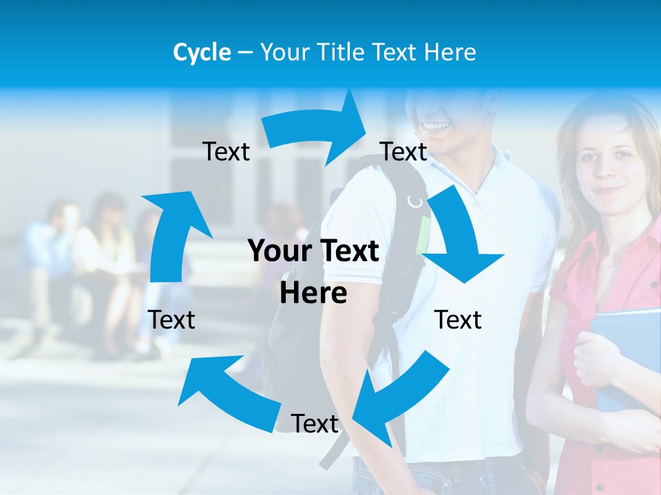 School Happiness University PowerPoint Template