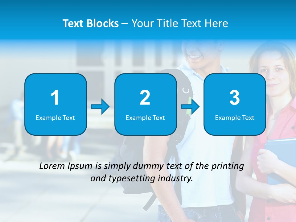 School Happiness University PowerPoint Template