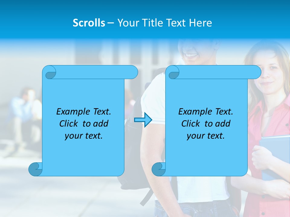 School Happiness University PowerPoint Template