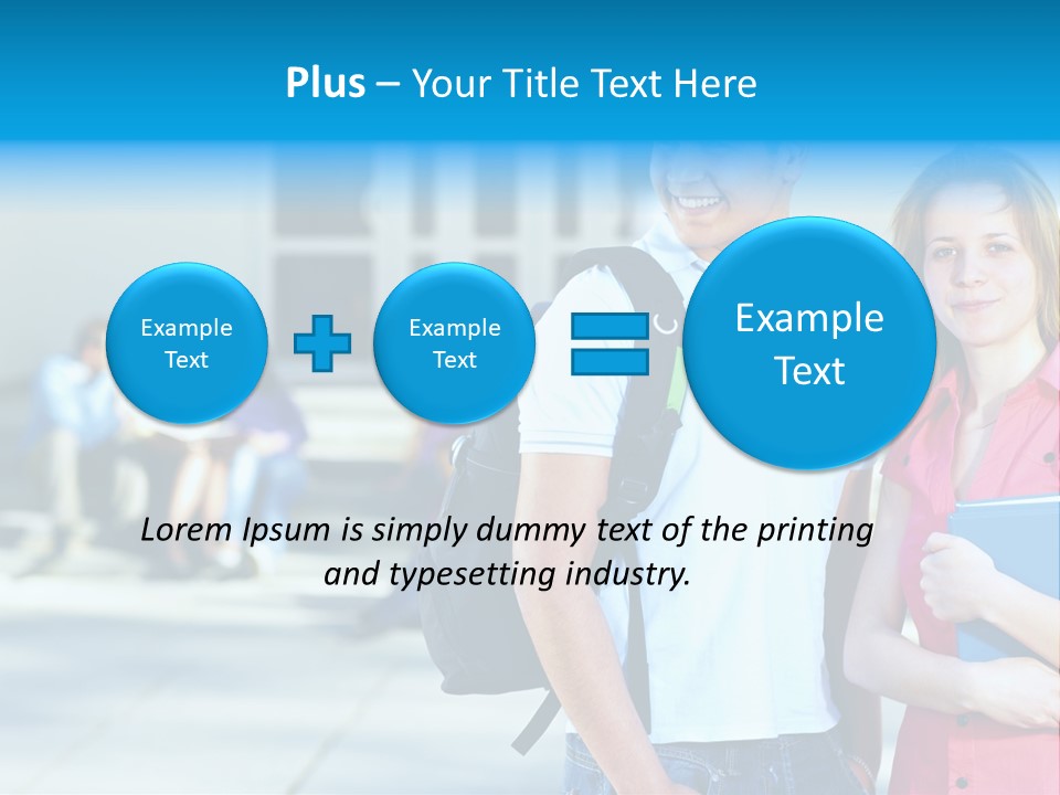 School Happiness University PowerPoint Template