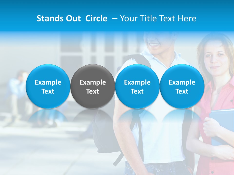 School Happiness University PowerPoint Template