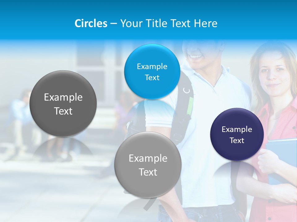 School Happiness University PowerPoint Template