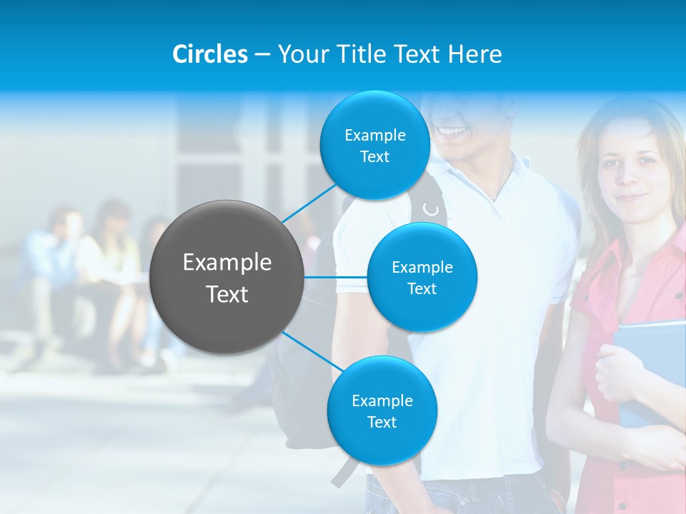 School Happiness University PowerPoint Template