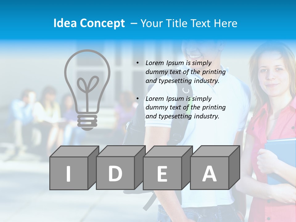 School Happiness University PowerPoint Template