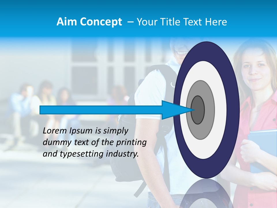 School Happiness University PowerPoint Template