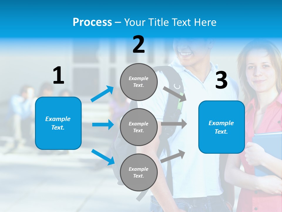 School Happiness University PowerPoint Template