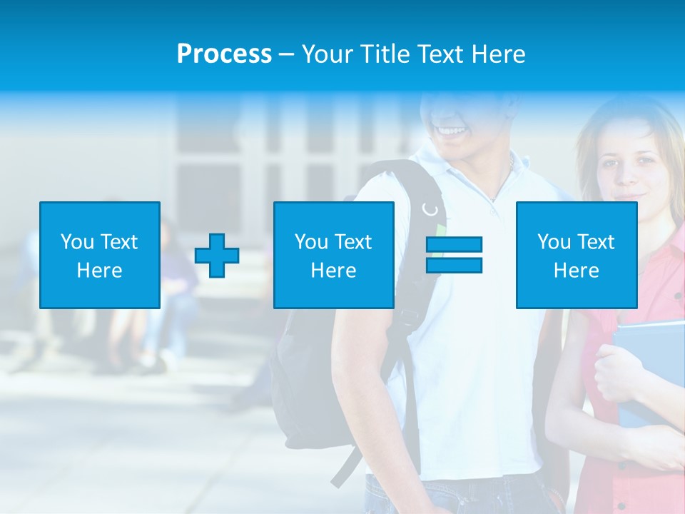 School Happiness University PowerPoint Template