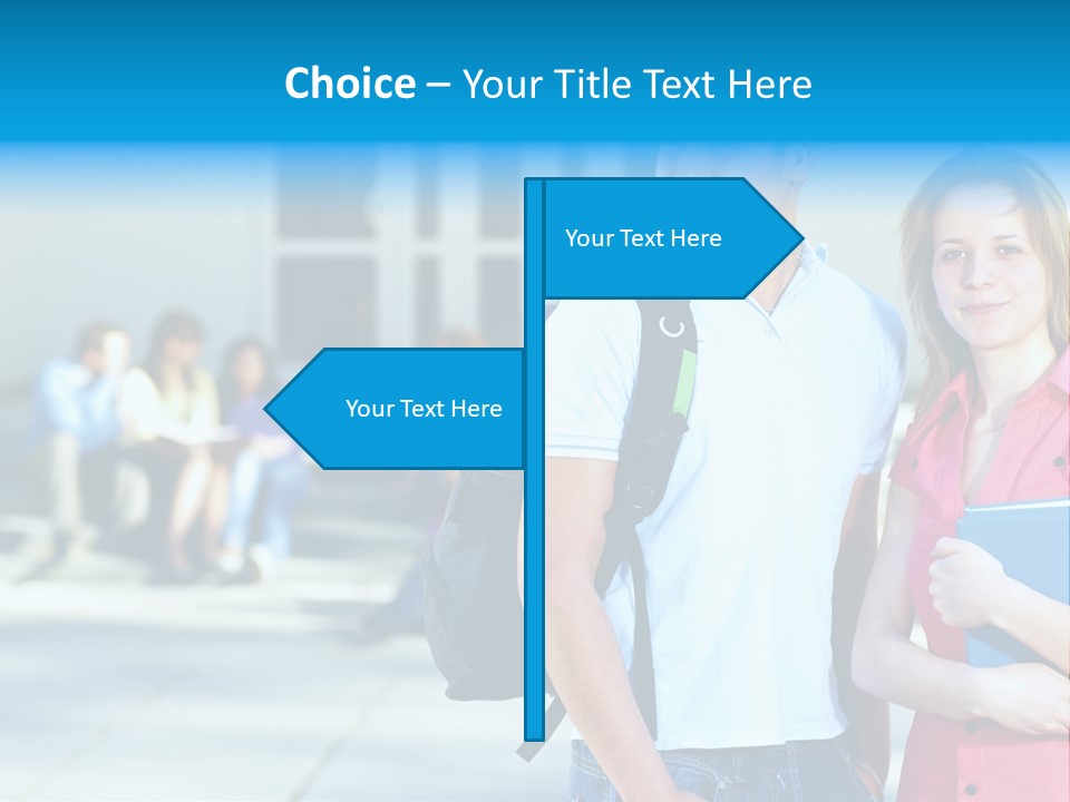 School Happiness University PowerPoint Template