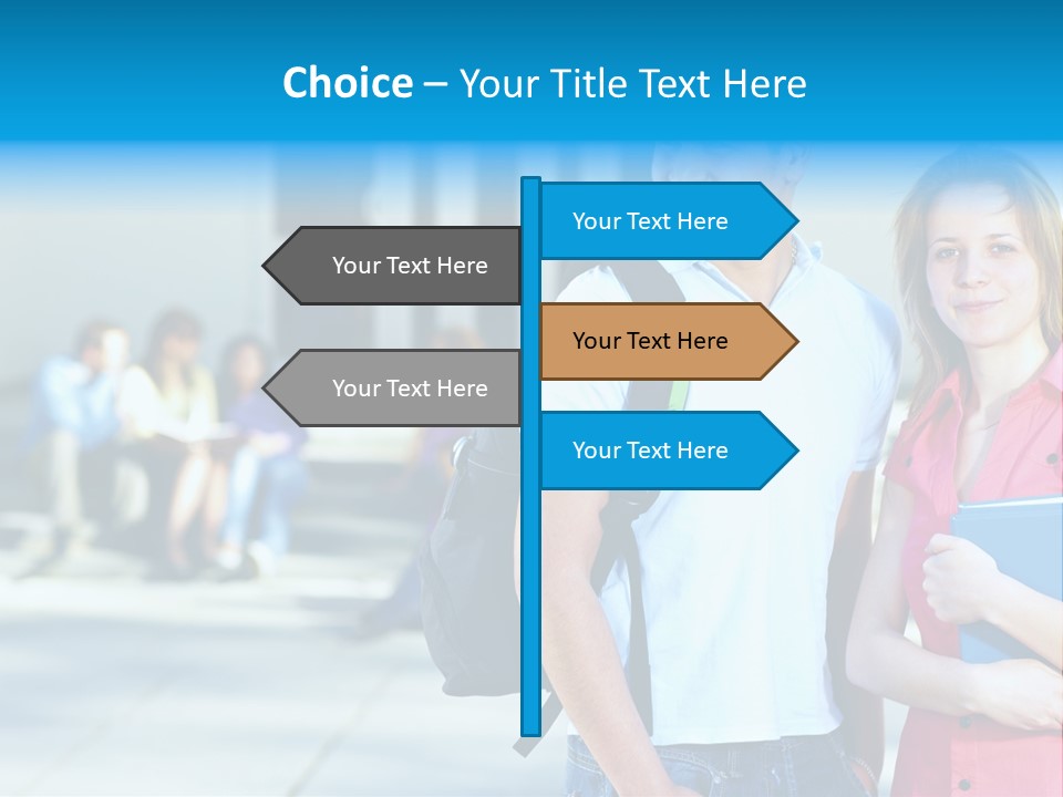 School Happiness University PowerPoint Template