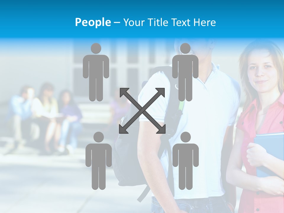 School Happiness University PowerPoint Template