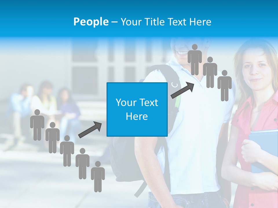 School Happiness University PowerPoint Template