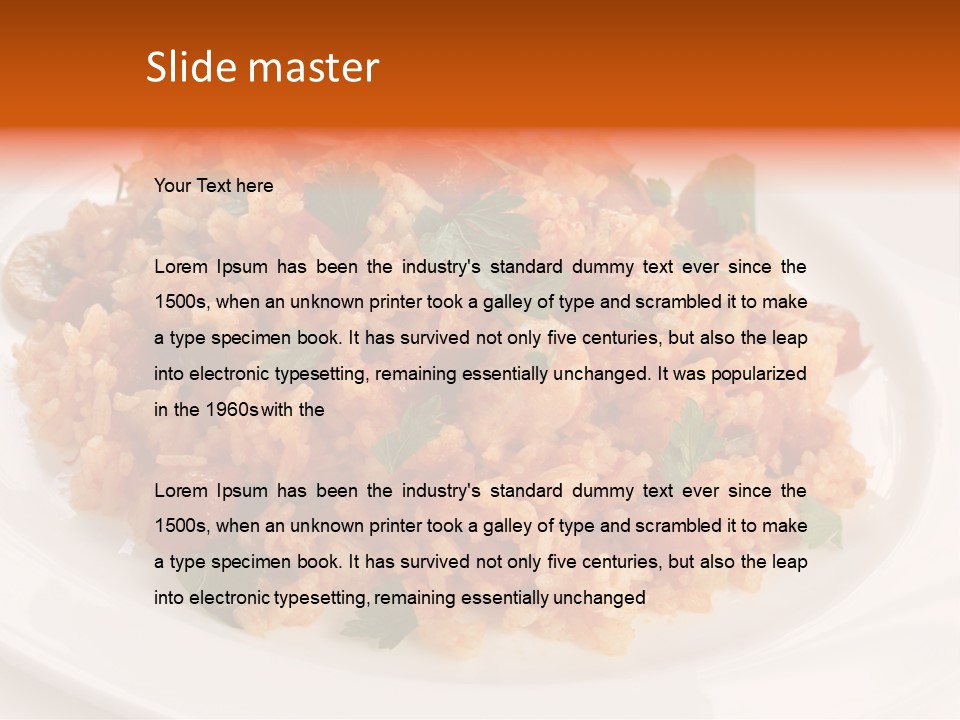 Background Onion Celery PowerPoint Template