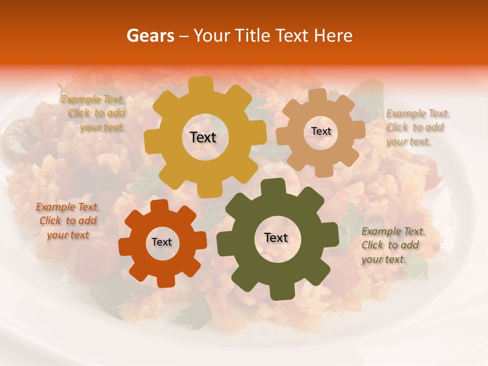 Background Onion Celery PowerPoint Template